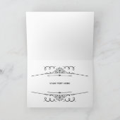 Steampunk Gears Viktorianisch Danke, Karten (Innenseite)