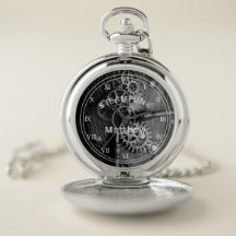 Steampunk Gears Vintag Personalisiert