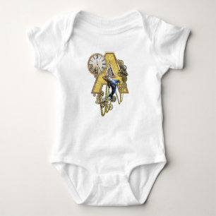 Steampunk-Geburtstagsbrief A Baby Strampler