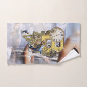 Steampunk-Geburtstagsbrief B Badhandtuch Set (Handtuch)