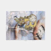 Steampunk-Geburtstagsbrief B Fleecedecke (Vorderseite (Horizontal))