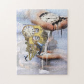 Steampunk-Geburtstagsbrief B Puzzle (Vertikal)