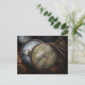 Steampunk - Gehäuse Postkarte (Stehend Vorderseite)