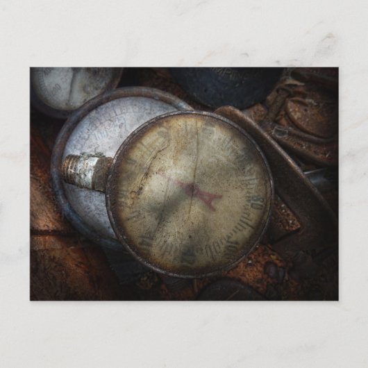 Steampunk - Gehäuse Postkarte (Vorderseite)