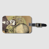 Steampunk Gentleman Collage Gepäckanhänger (Vorderseite (Horizontal))