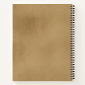 Steampunk Gentleman Collage Sketch Notizblock (Rückseite)