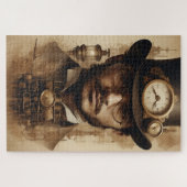 Steampunk Gentleman in Sepia Puzzle (Horizontal)