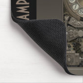 Steampunk Gerät - Drehskala-Telefon Mousepad (Ecke)