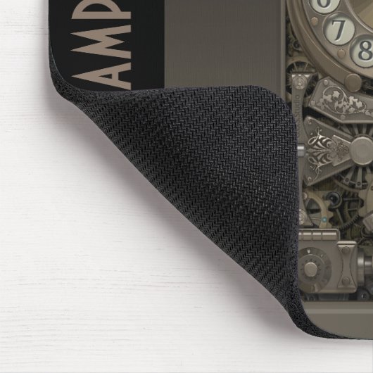 Steampunk Gerät - Drehskala-Telefon Mousepad (Ecke)