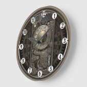 Steampunk Gerät - Rotary Dial Phone. Große Wanduhr (Winkel)