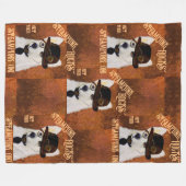 Steampunk German Shepherd Fleecedecke (Vorderseite (Horizontal))