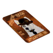 Steampunk German Shepherd Magnet (Rechte Seite)