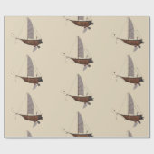 Steampunk Geschenkpapier (Flach)