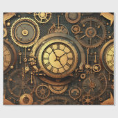 Steampunk-Geschenkpapier Geschenkpapier (Flach)