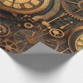 Steampunk-Geschenkpapier Geschenkpapier (Ecke)