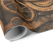 Steampunk-Geschenkpapier Geschenkpapier (Rolleneckpunkt)