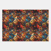 Steampunk Geschenkpapier Set (Vorderseite)