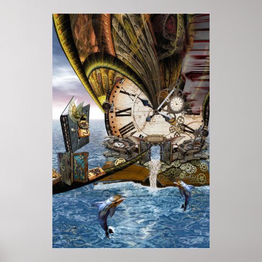 Steampunk-Geschichtenbuch Poster (Vorne)