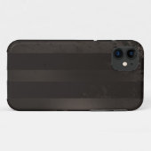 Steampunk-gestreifter brauner Hintergrund Case-Mate iPhone Hülle (Rückseite (Horizontal))