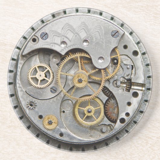 SteamPunk Getränk-Untersetzer Getränkeuntersetzer (Vorne)