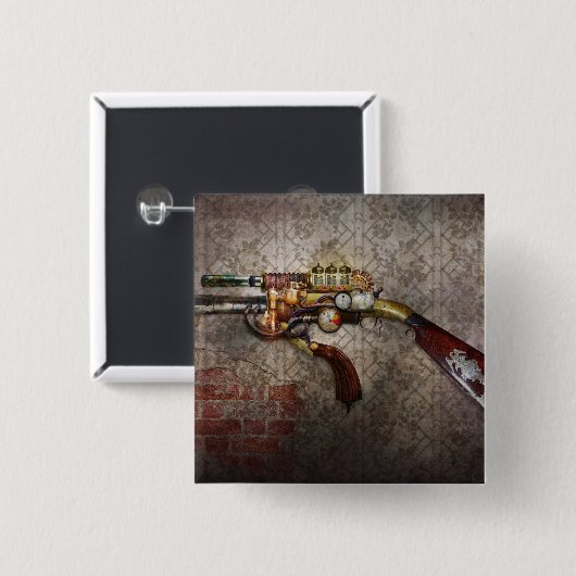 Steampunk - Gewehr - der Sidearm Button (Vorne & Hinten)