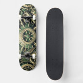 Steampunk Gewerke für grüne Mechanik Skateboard (Vorderseite)