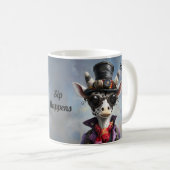 Steampunk Giraffe Anpassbare Cup Sippen Kaffeetasse (VorderseiteRechts)
