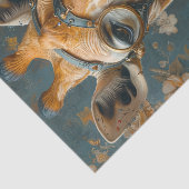 Steampunk Giraffe Seidenpapier (Ausschnitt)