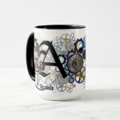 Steampunk Girl Cosplay Fan Benannte Geschenkkunst Tasse (Vorderseite Links)
