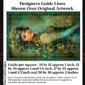 Steampunk Girl in Ivy Headdress DK4R Decoupage Seidenpapier