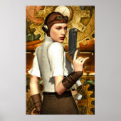 Steampunk girl poster (Vorne)