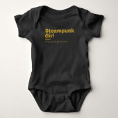 Steampunk Girl - Steampunk Baby Strampler (Vorderseite)