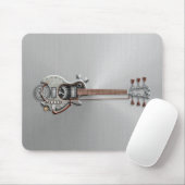 Steampunk Gitarre auf Stahl Mousepad (Mit Mouse)