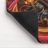 Steampunk-Gitarre-Mauspad Mousepad (Ecke)