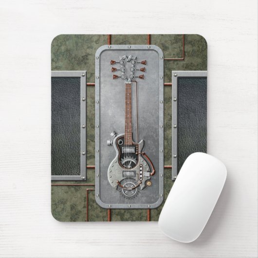Steampunk Gitarre Mousepad (Mit Mouse)