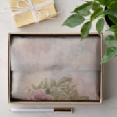 Steampunk Glam | Rosa und goldene Rose Rustikale F Seidenpapier (Geschenk)