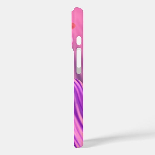 Steampunk Glamour iPhone 16 Case - Stardust & Gold (Rückseite / Links)