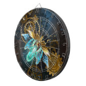 Steampunk Glühwürmchen Dartscheibe (Vorderseite rechts)
