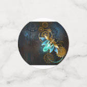 Steampunk-Glühwürmchen Konfetti (Klein Vorderseite)