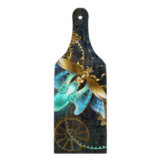 Steampunk Glühwürmchen Schneidebrett (Vorderseite)