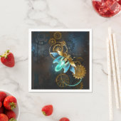 Steampunk-Glühwürmchen Serviette (Beispiel)