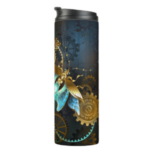 Steampunk Glühwürmchen Thermosbecher