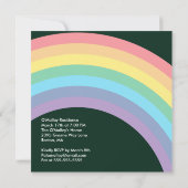 Steampunk Gnome-Leprechaun Unicorn St Patricks Day Einladung (Rückseite)