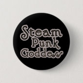 Steampunk Goddess Button (Vorderseite)