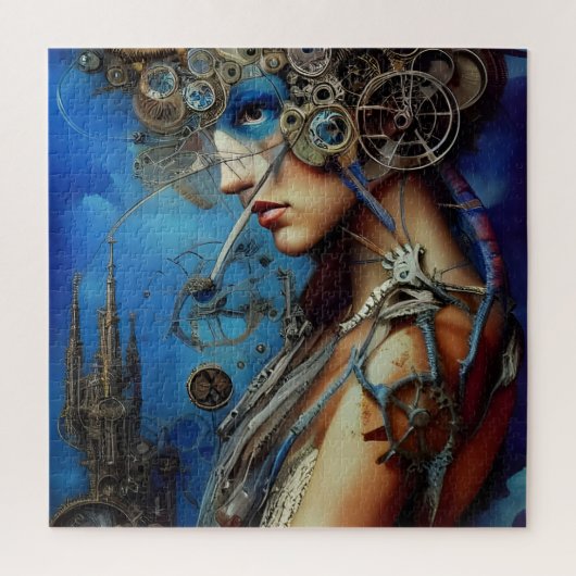 Steampunk Goddess Puzzle (Vertikal)