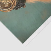 Steampunk Golden Retriever Aviator AS7 Decoupage Seidenpapier (Ausschnitt)