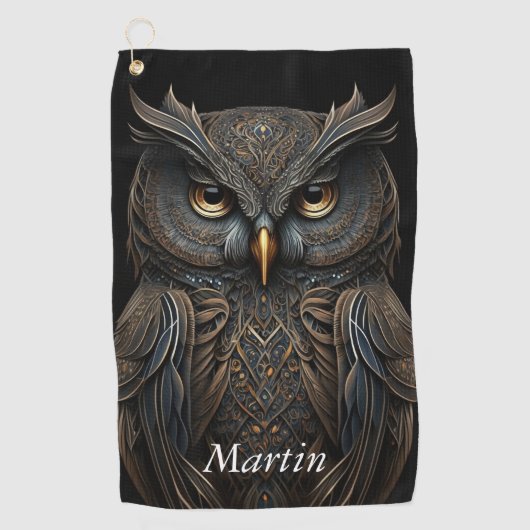 Steampunk Golfhandtuch (Vorderseite)