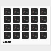 Steampunk Goth Girl Black Personalisiert Stickers (Blatt)