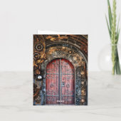 Steampunk Gothic Door Karte (Rückseite)