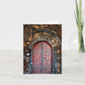 Steampunk Gothic Door Karte (Vorderseite)